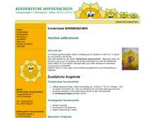 Tablet Screenshot of kinderstube-sonnenschein.at